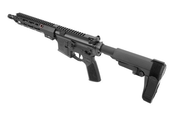 5.56 NATO pistol with 10.3" barrel, black.